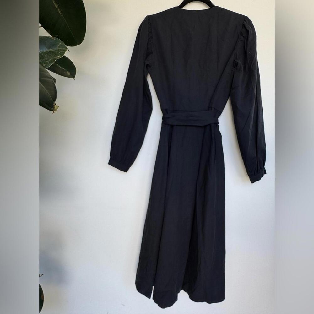 Emma Knudsen Reese Midi Long Sleeve Wrap Dress - Picture 10 of 12